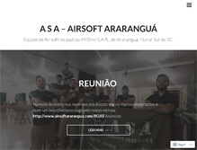 Tablet Screenshot of airsoftararangua.com